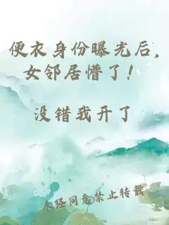 便衣身份曝光后,女邻居懵了！